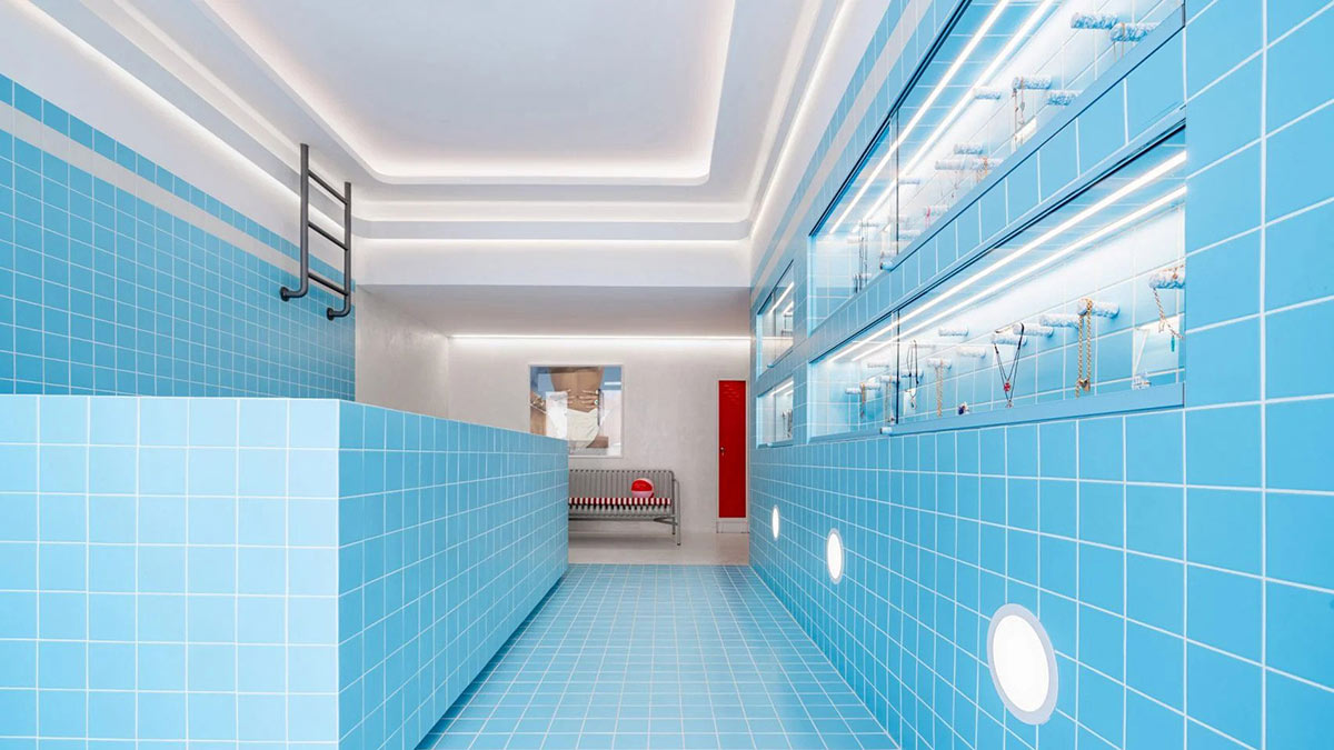 Cửa hàng trang sức Gavello tại Hy Lạp. Nguồn: dezeen Cửa hàng trang sức Gavello tại Hy Lạp. Nguồn: dezeen